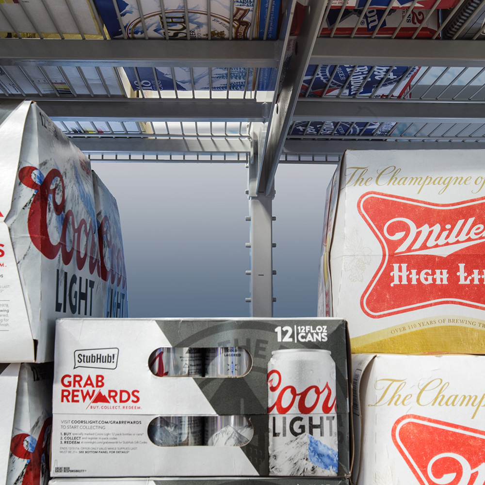 Freestyle Beer Cave Shelving SPG