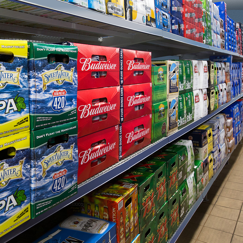 Freestyle Beer Cave Shelving SPG
